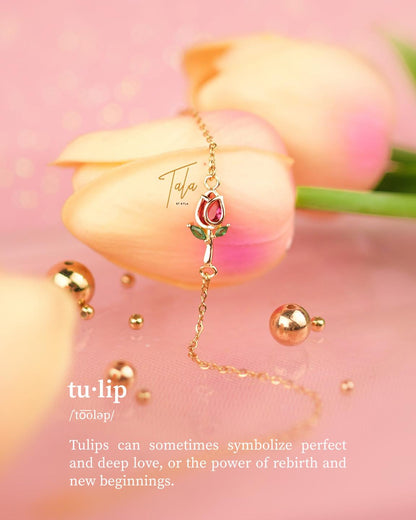 Tulip Flower Bracelet